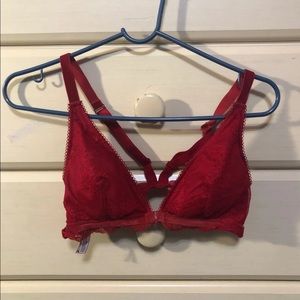 red lace bralette VS